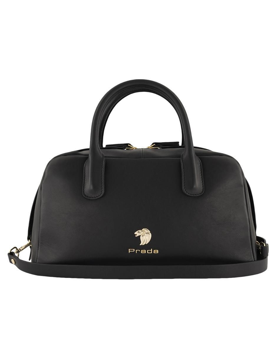 Bolsa bowler de piel para mujer