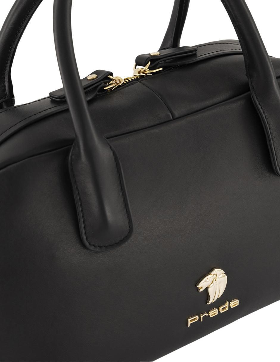 Bolsa bowler de piel para mujer