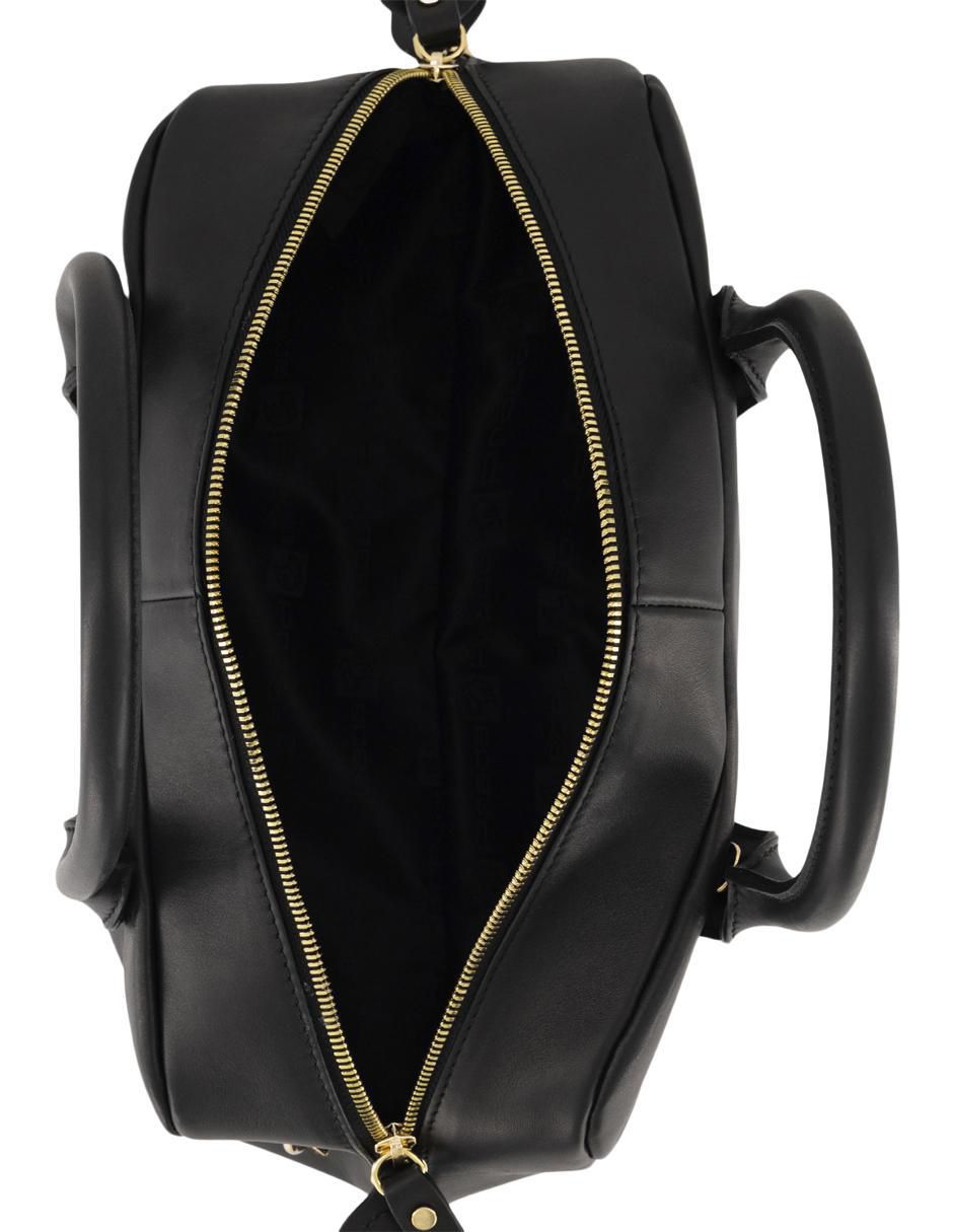Bolsa bowler de piel para mujer