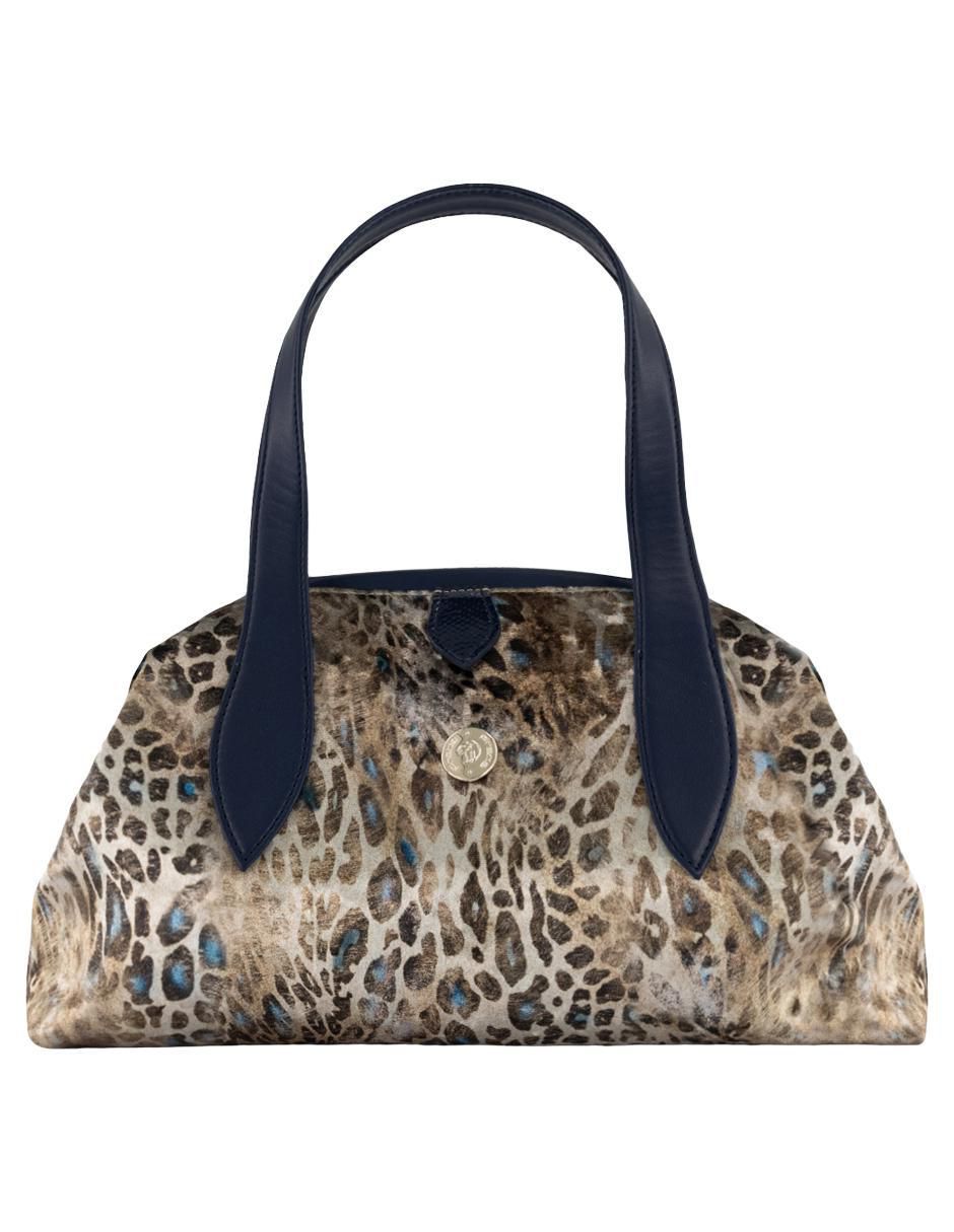 Bolsa bowler de piel para mujer