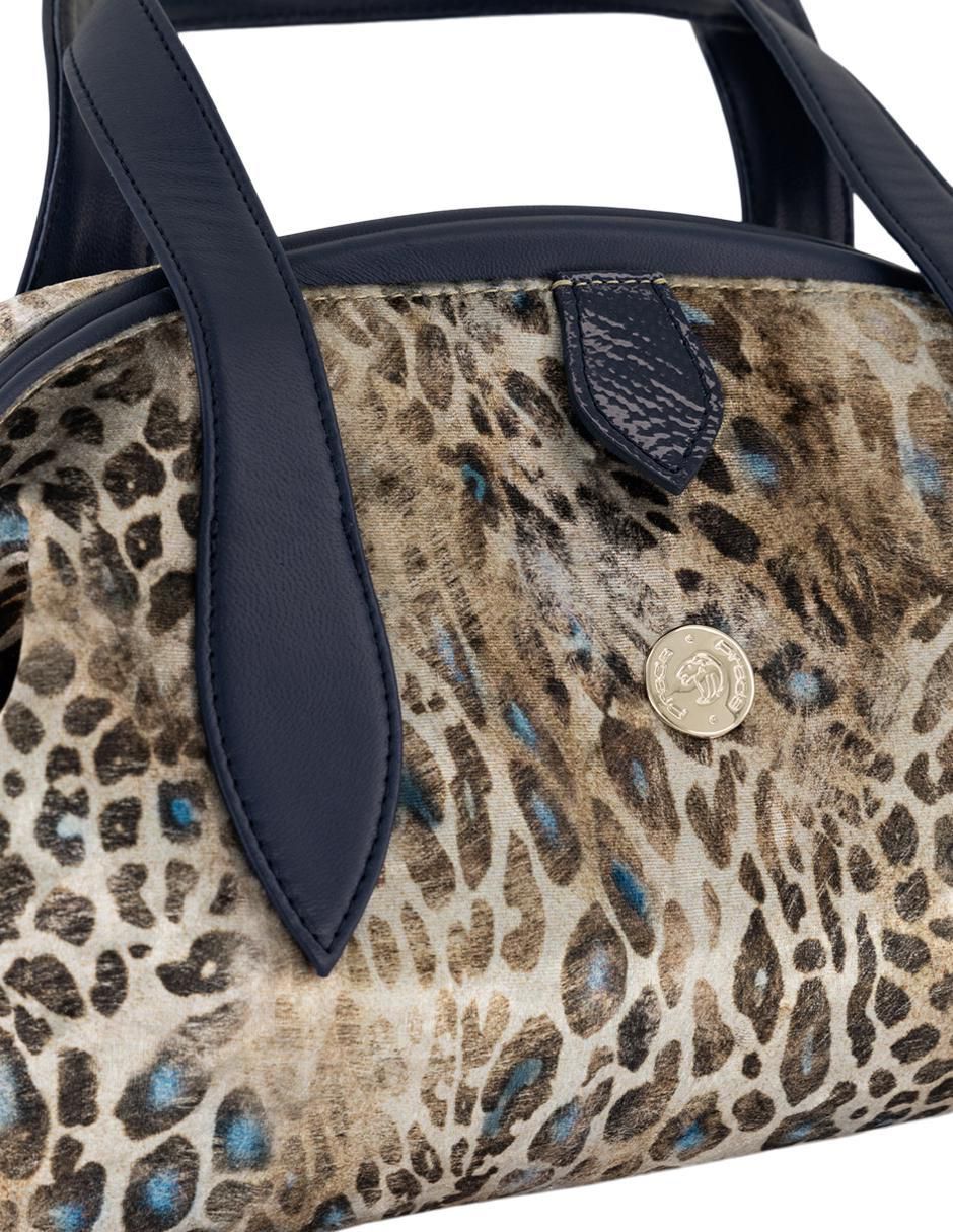 Bolsa bowler de piel para mujer