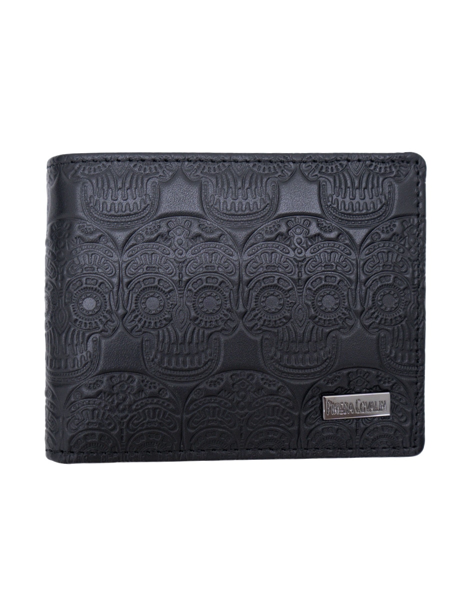 Cartera Pineda Covalin Grabado Tzompantli para hombre