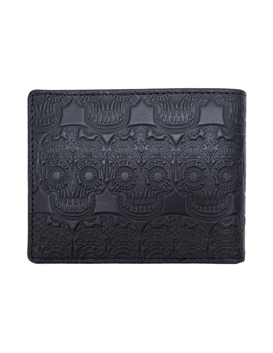 Cartera Pineda Covalin Grabado Tzompantli para hombre