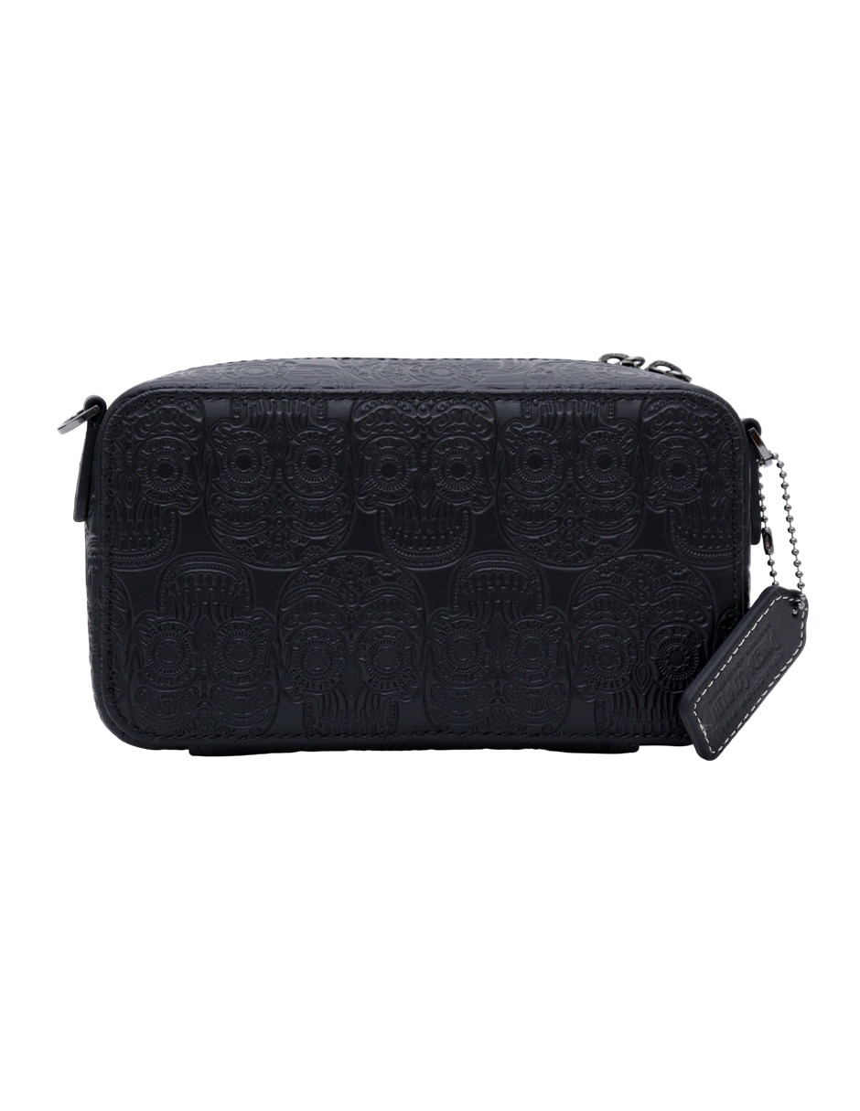 Set bolsa crossbody Pineda Covalin Tzompantli de piel para hombre