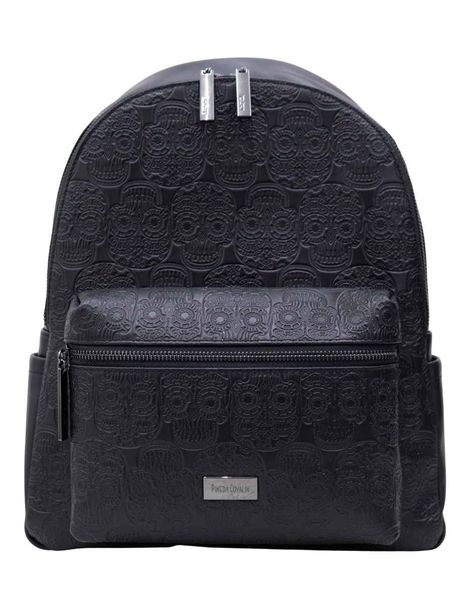 Mochila casual Pineda Covalin Grabado Tzompantli para hombre 1
