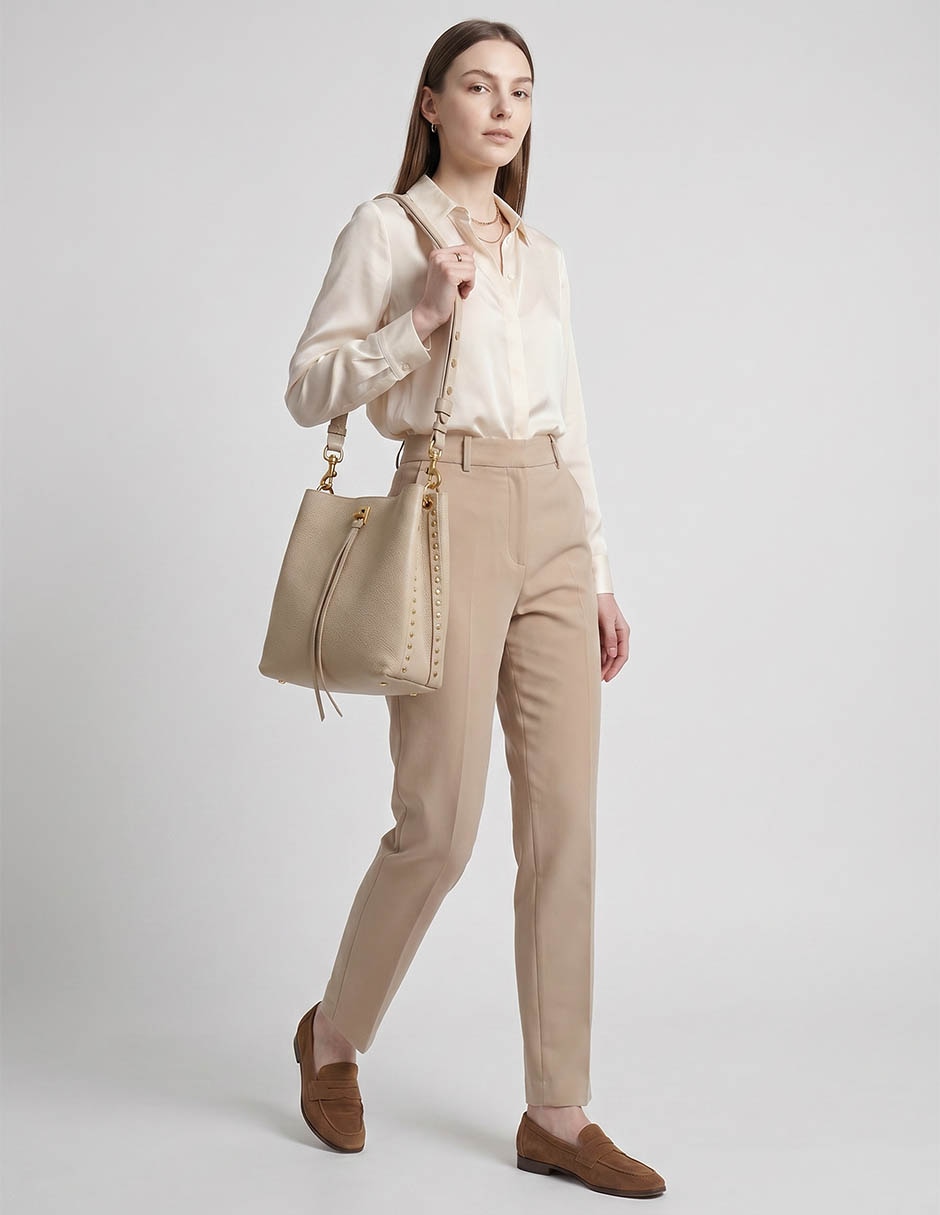 Bolsa hobo de piel para mujer 4