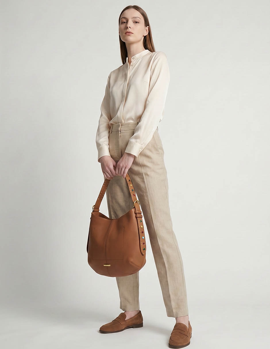 Bolsa Hobo de piel para mujer 4