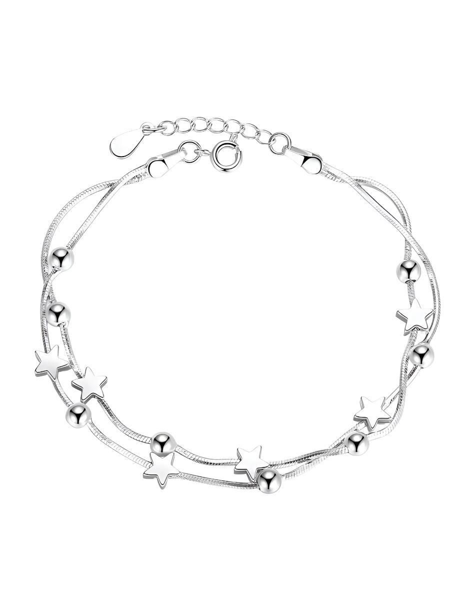 Pulsera de plata P 925 acabado liso