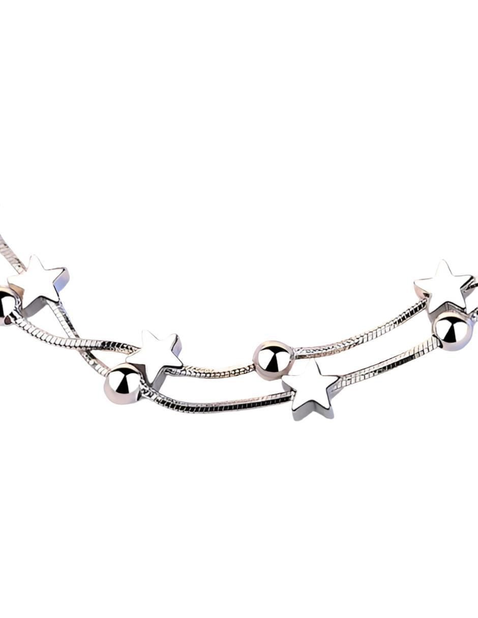 Pulsera de plata P 925 acabado liso 2