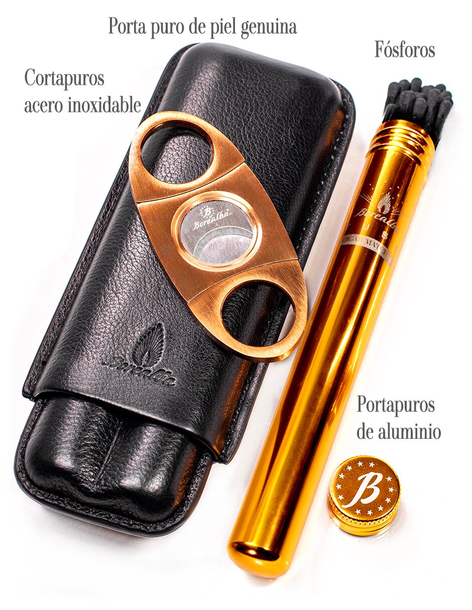 Kit fósforos para puro