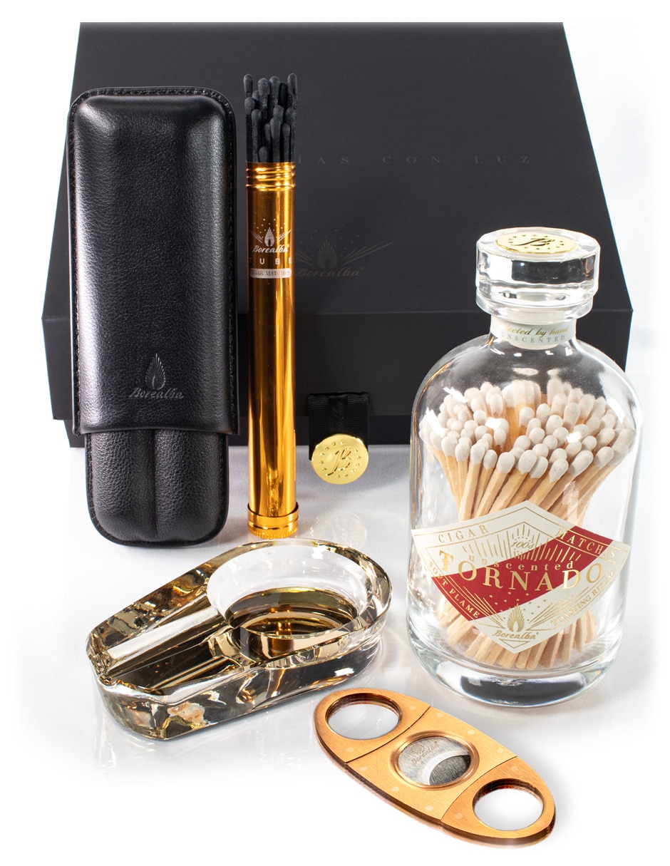 Kit fósforos para puro