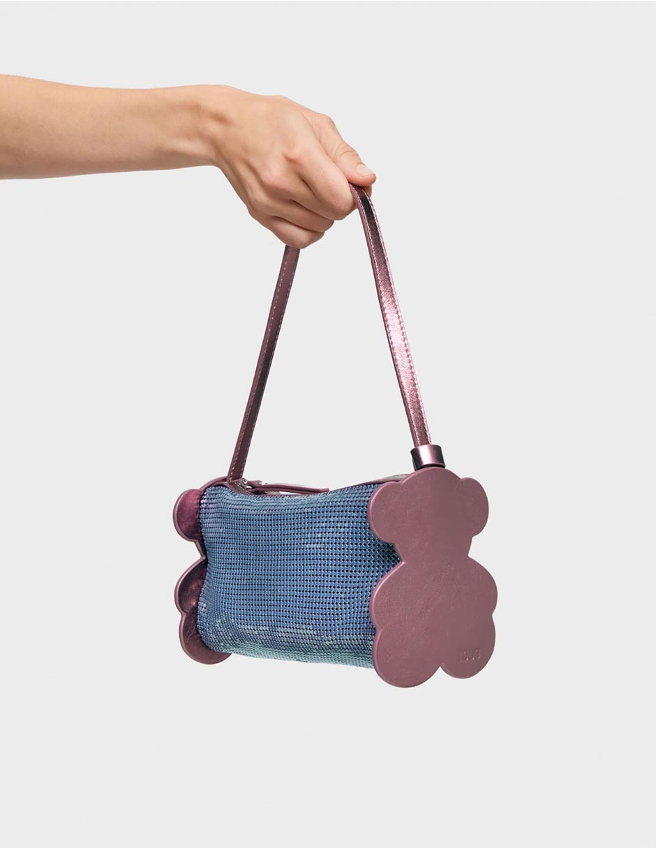 Bolsa shoulder Salsi Oso de piel para mujer 2