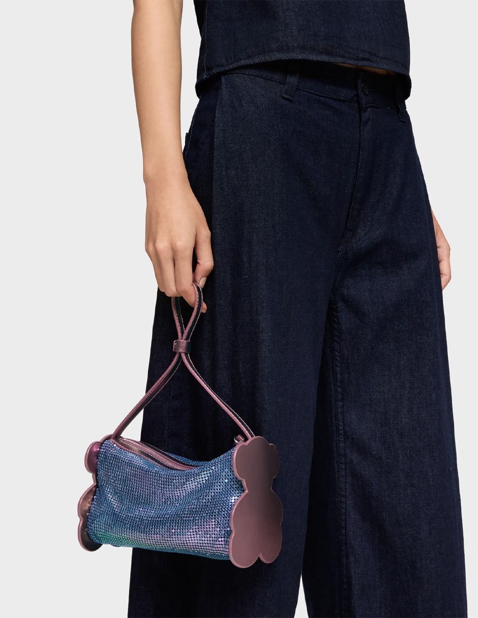 Bolsa shoulder Salsi Oso de piel para mujer