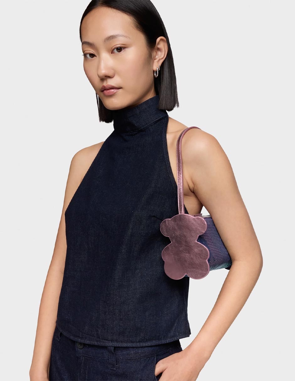 Bolsa shoulder Salsi Oso de piel para mujer