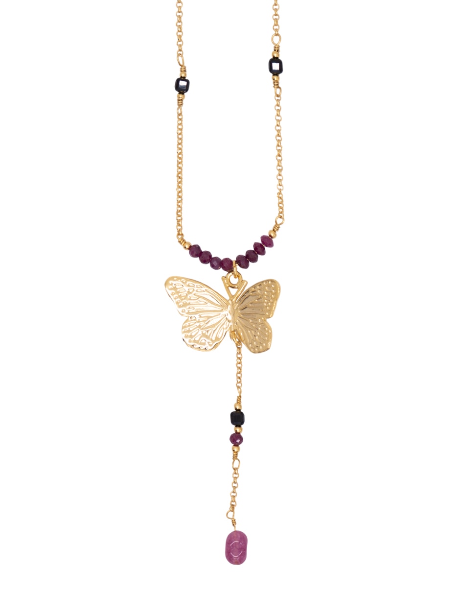Collar de mariposa