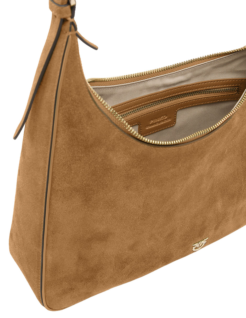 Bolsa hobo de ante para mujer 4