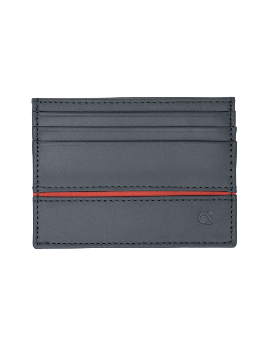 Tarjetero Pineda Covalin de piel Peyote para hombre 1