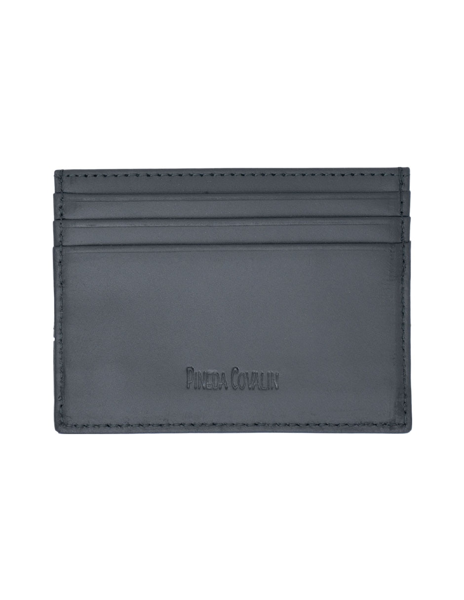 Tarjetero Pineda Covalin de piel Peyote para hombre 3