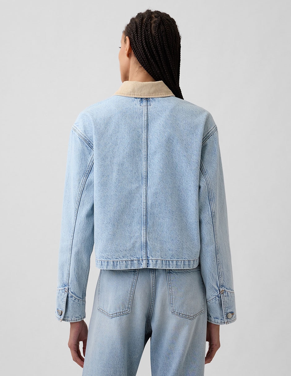 Chamarra denim para mujer