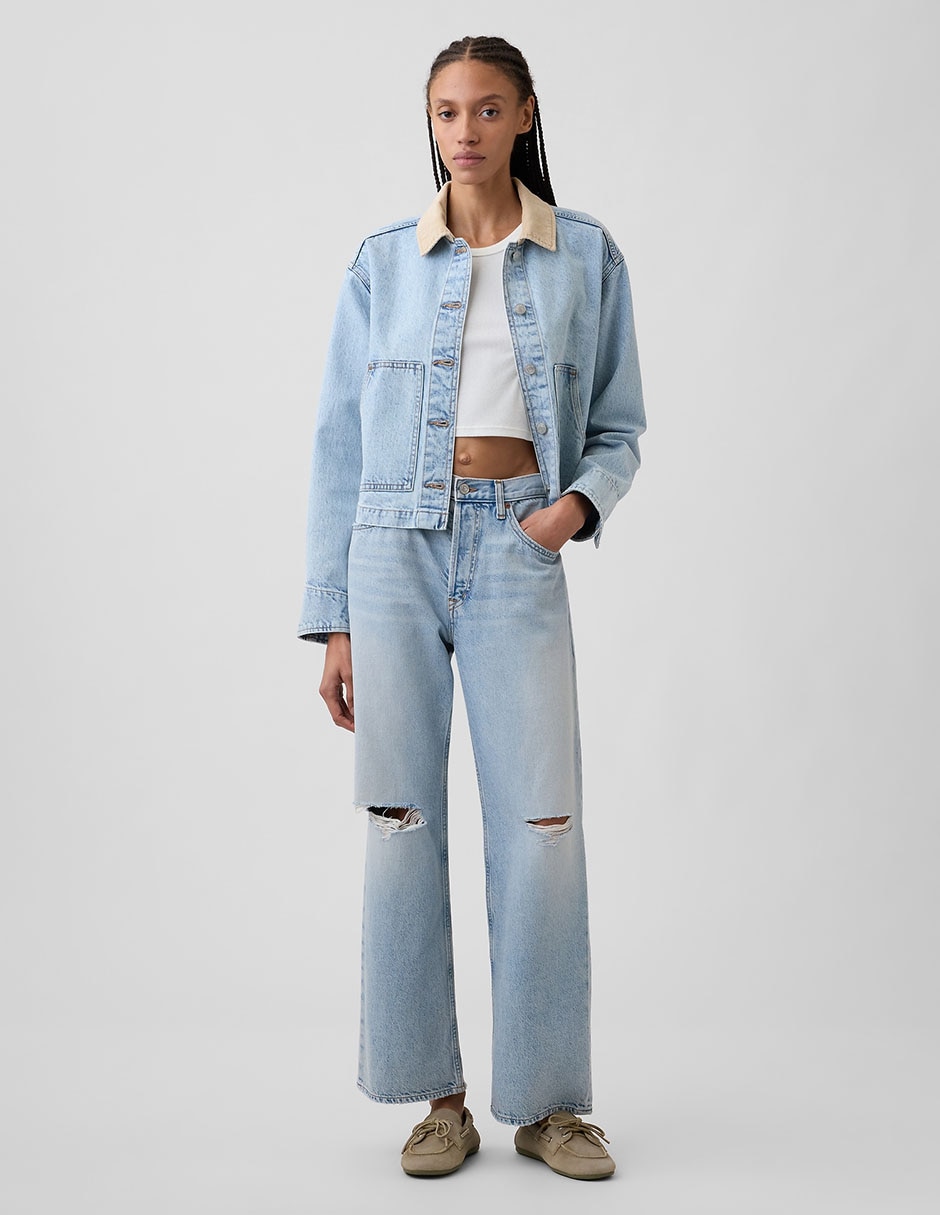 Chamarra denim para mujer