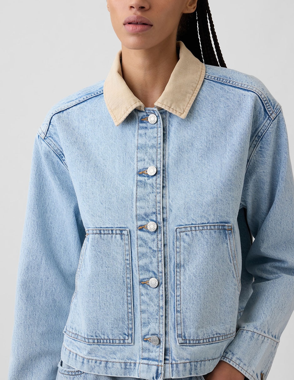 Chamarra denim para mujer