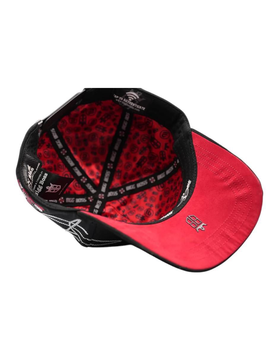 Gorra con visera curva snapback Big Boss Murakami Red para adulto