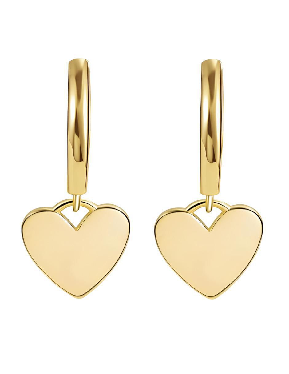 Aretes de corazón de plata P 925 Aretes de corazón de plata P 925