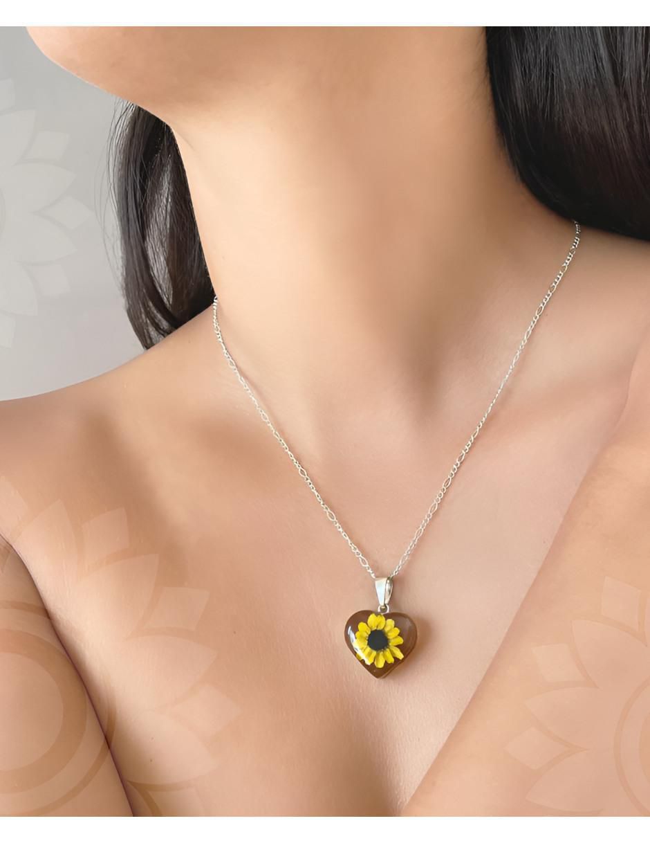 Collar corazón de plata P 925 3