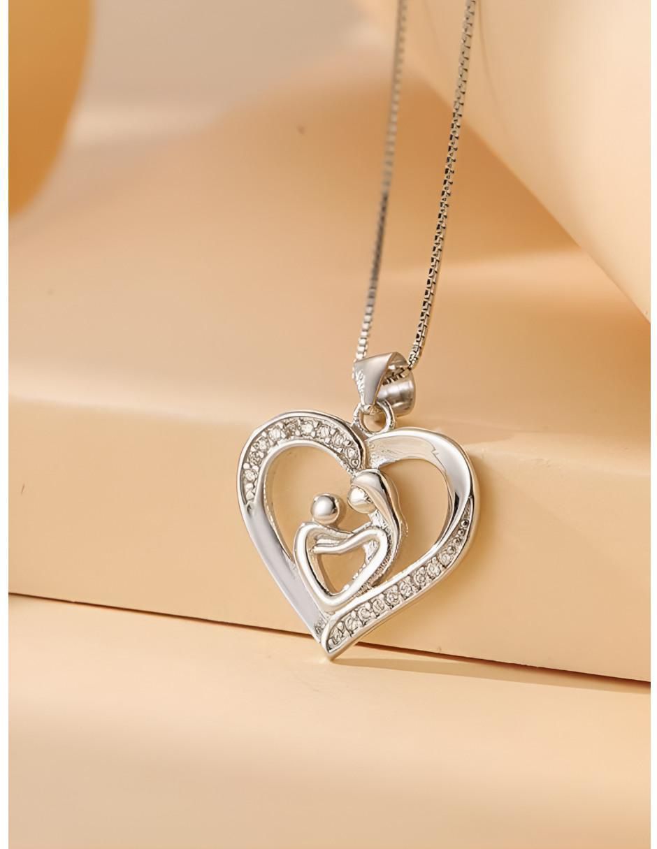 Collar corazón de plata P 925 2