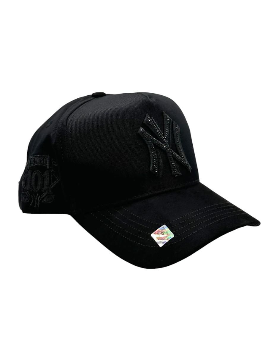 Gorra visera curva snapback casual Kevin Hats Total Black para hombre