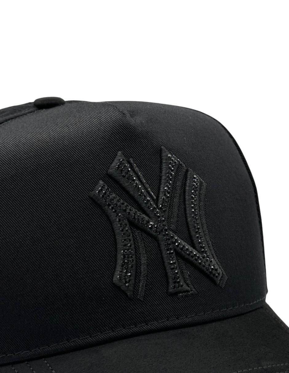 Gorra visera curva snapback casual Kevin Hats Total Black para hombre