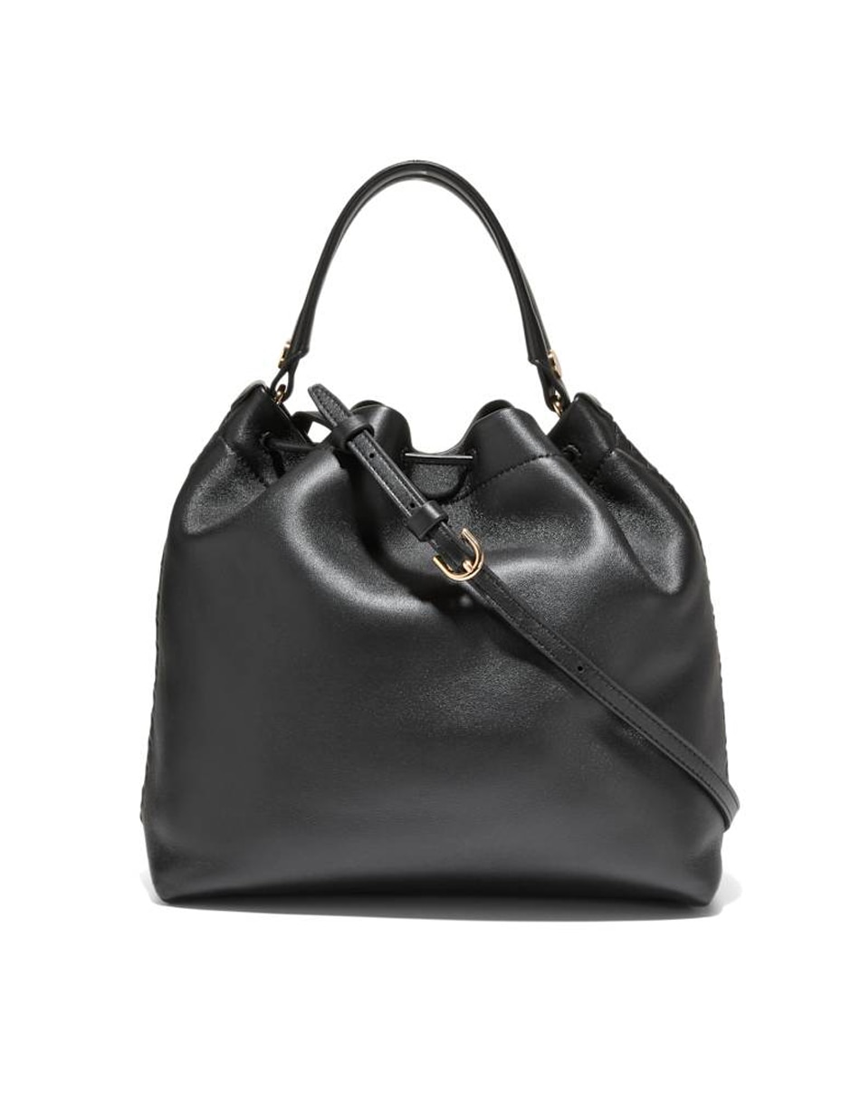 Bolsa bucket de piel para mujer 2