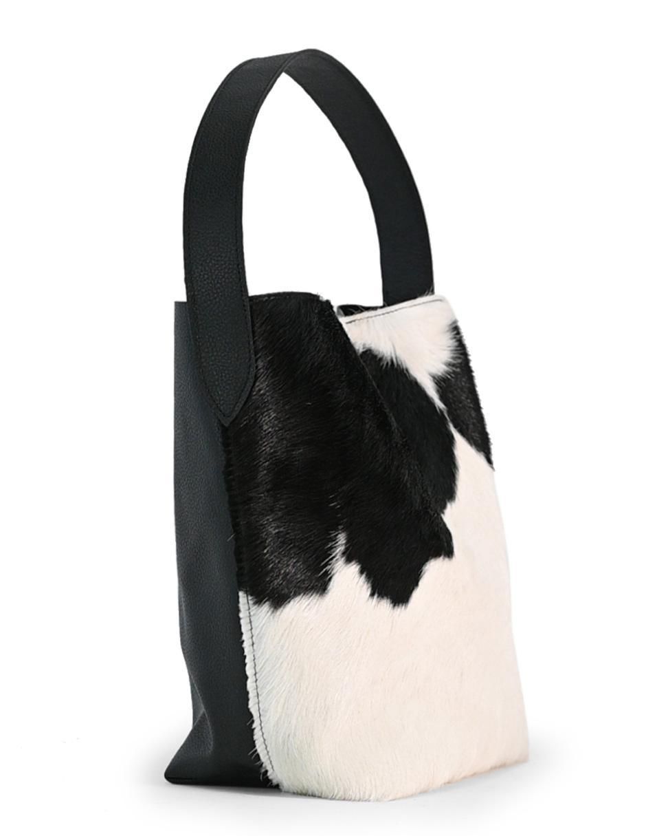 Bolsa shopper de piel para mujer 6