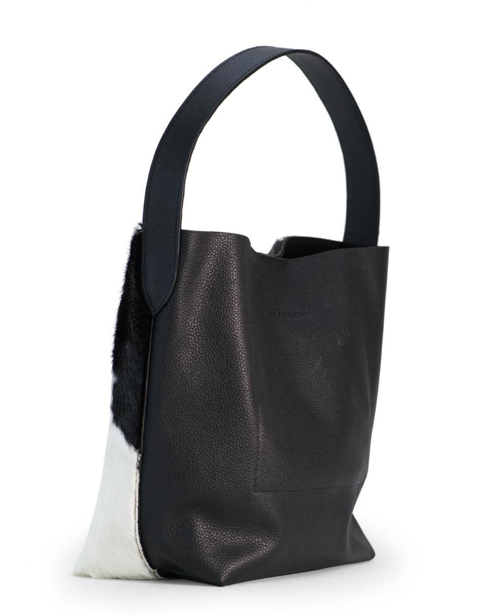 Bolsa shopper de piel para mujer