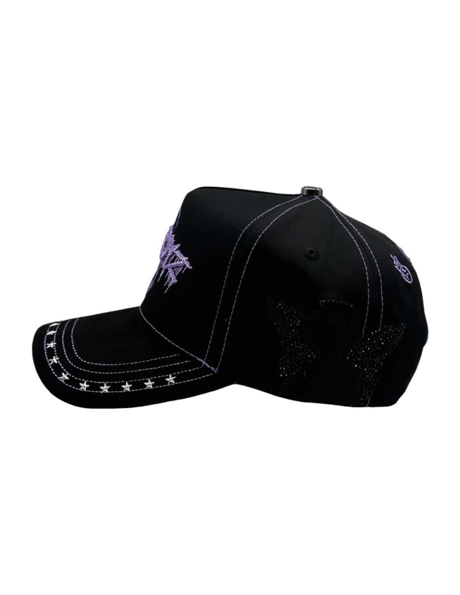 Gorra visera curva snapback casual Sad Boyz Purple para hombre