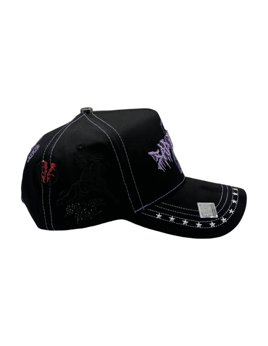 Gorra visera curva snapback casual Sad Boyz Purple para hombre 6