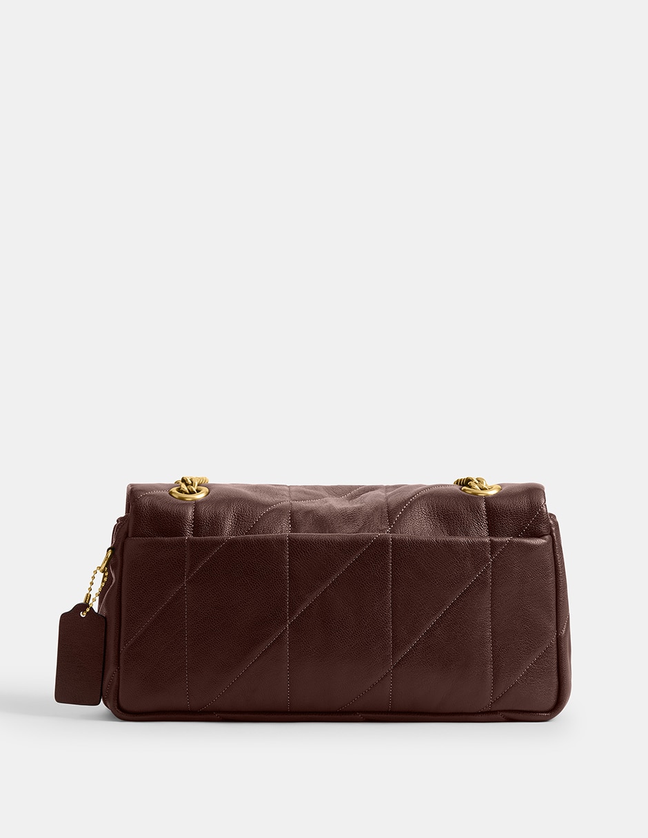 Bolsa shoulder Quilted Goat Leather de piel para mujer 4