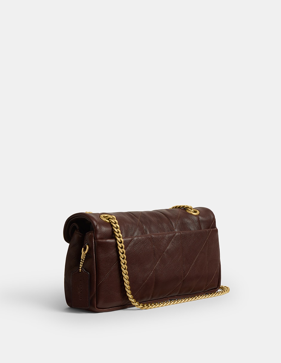 Bolsa shoulder Quilted Goat Leather de piel para mujer 3