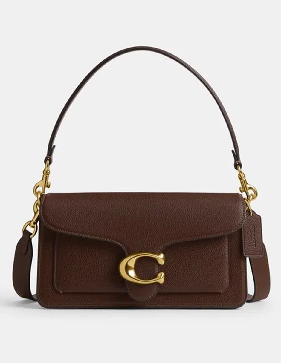 COACH Set/Bolsa Shoulder Coach Suede De Piel Para Mujer