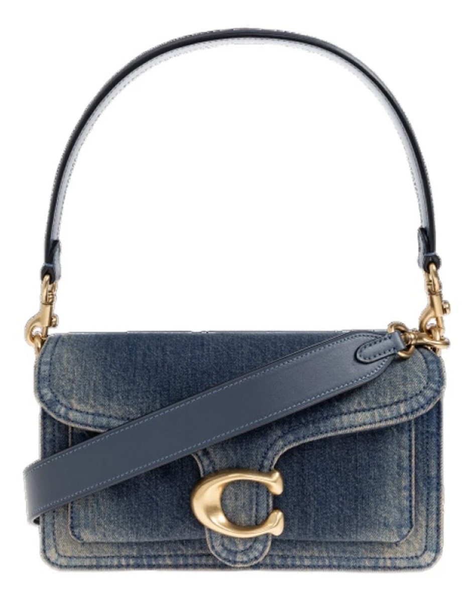 Set/Bolsa Shoulder Loved Denim De Algodón Para Mujer