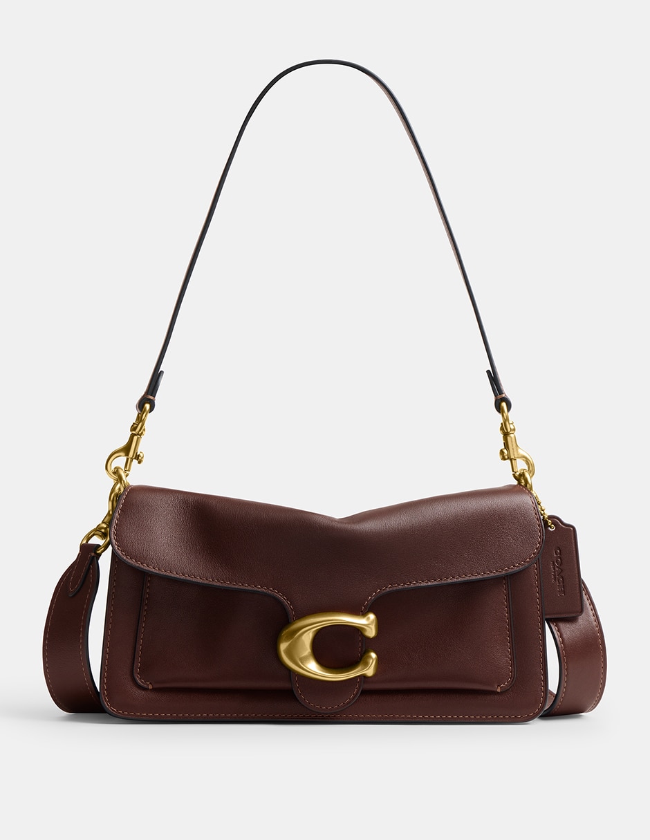 Bolsa shoulder Natural Grain Leather de piel para mujer