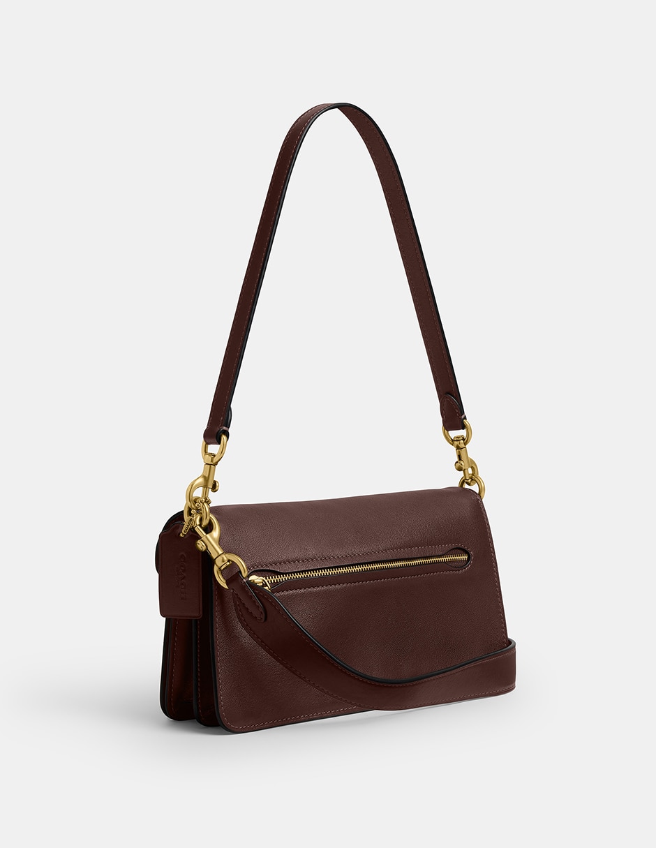 Bolsa shoulder Natural Grain Leather de piel para mujer