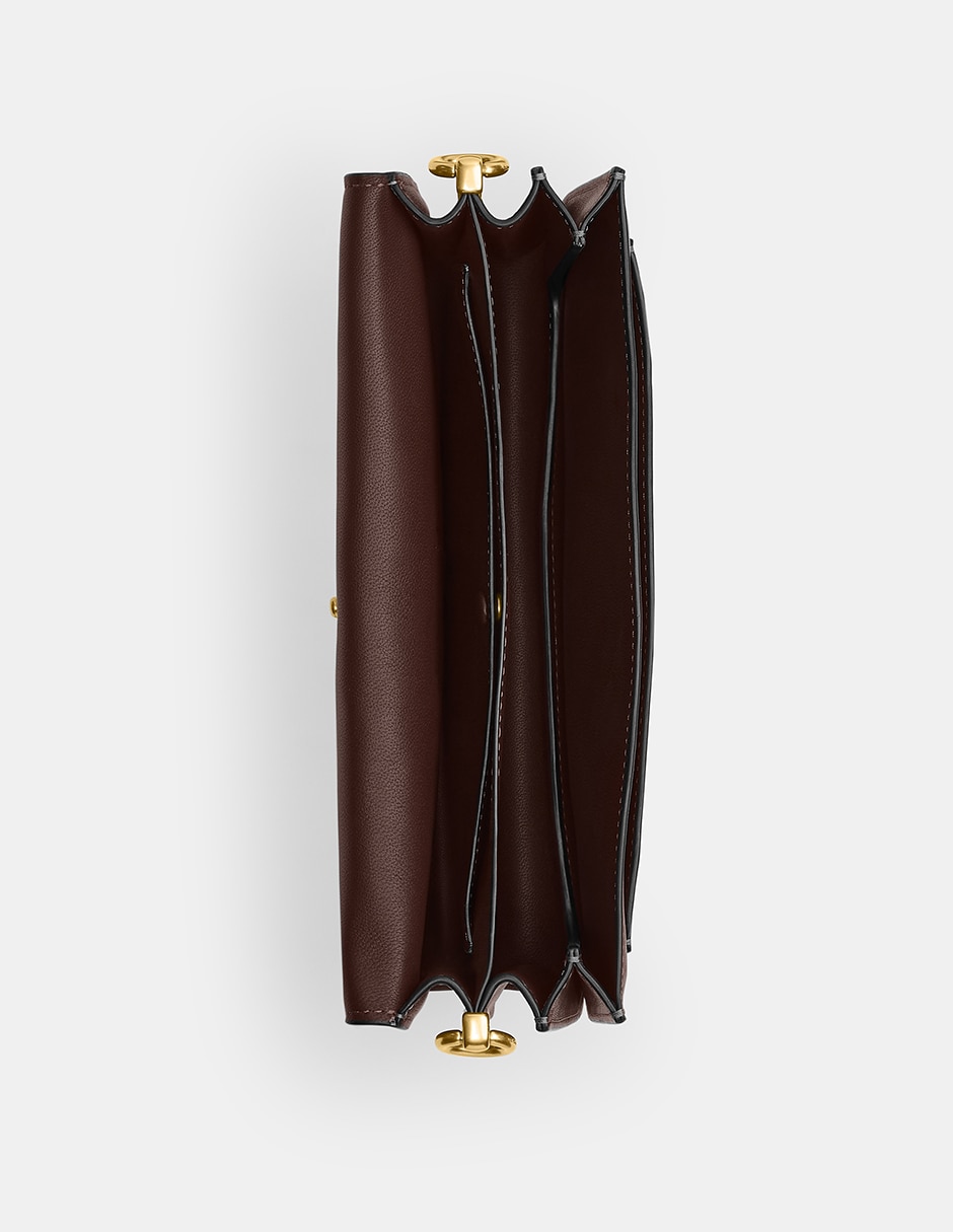 Bolsa shoulder Natural Grain Leather de piel para mujer