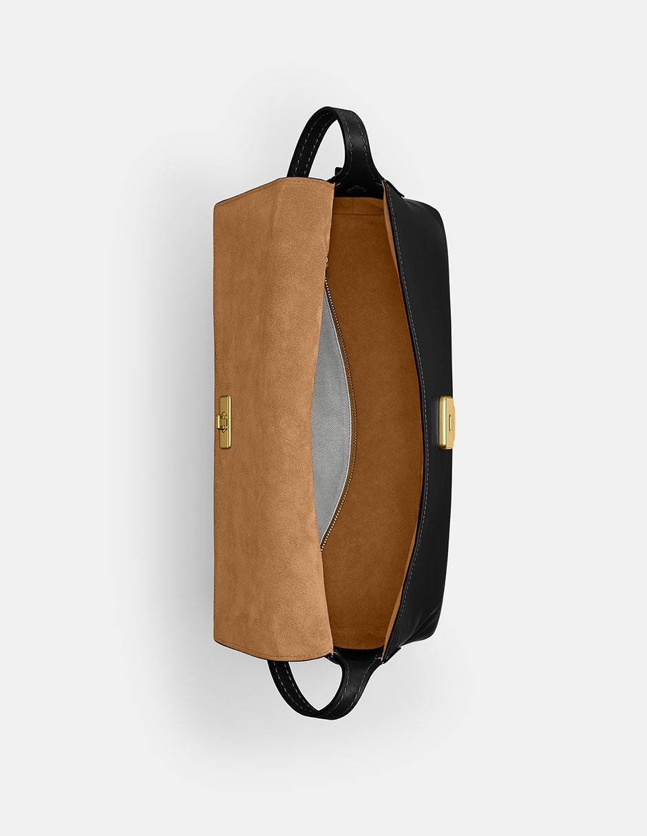 Bolsa shoulder Natural Grain Leather de piel para mujer 3