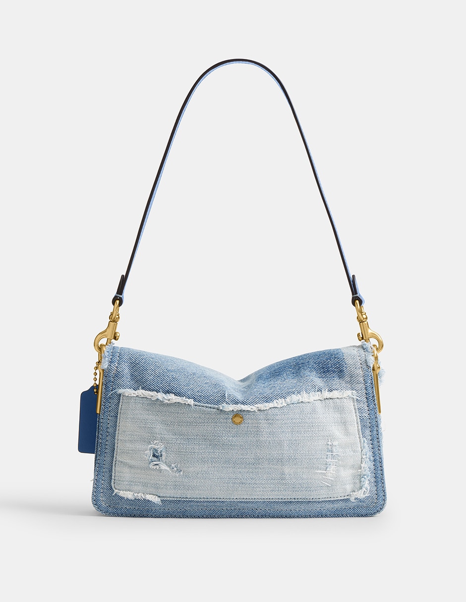 Bolsa shoulder Denim Patchwork para mujer