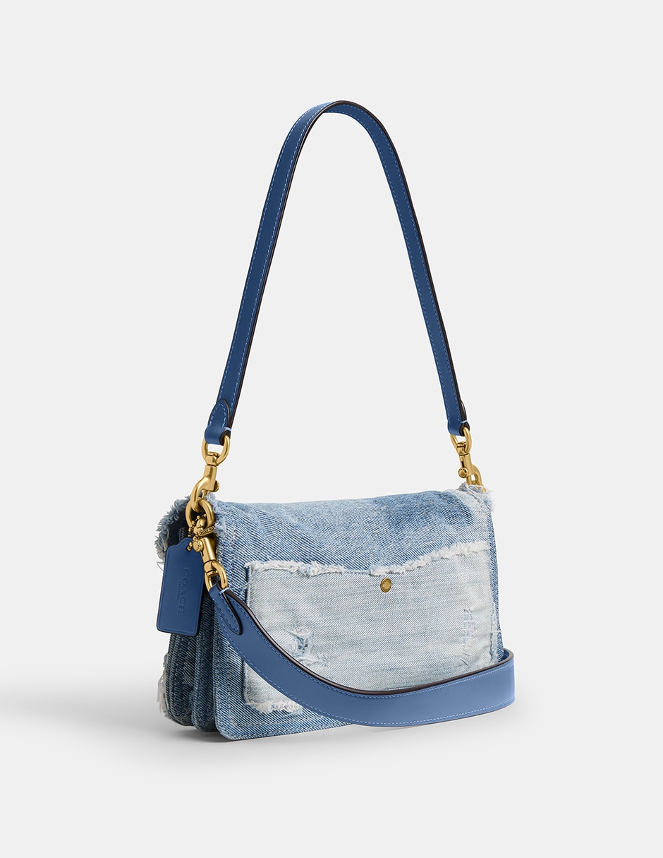 Bolsa shoulder Denim Patchwork para mujer
