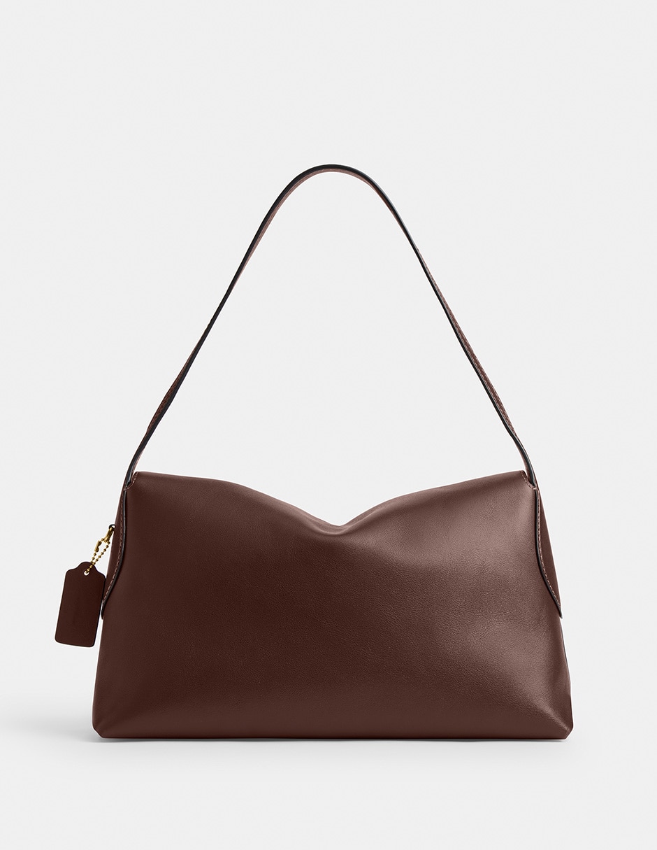 Bolsa shoulder Natural Grain Leather de piel para mujer