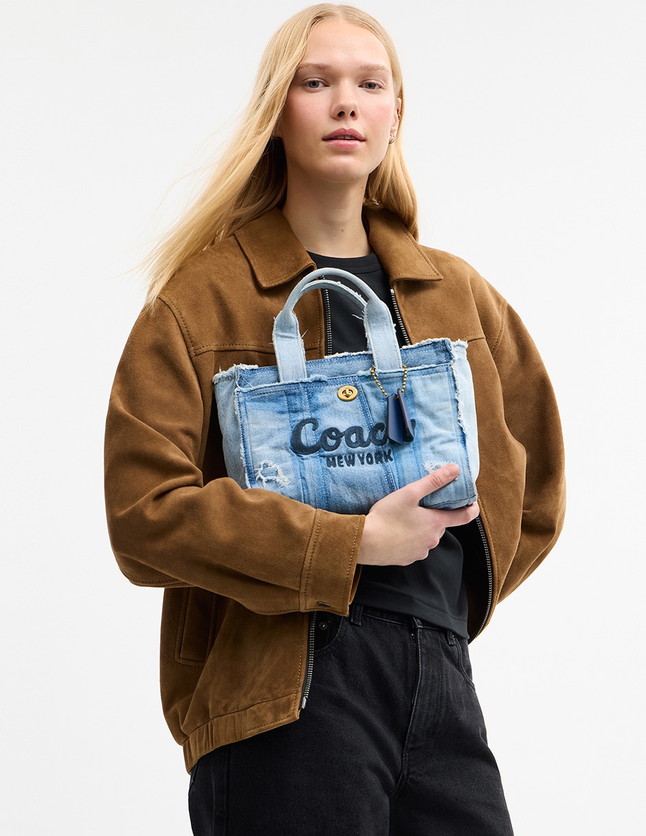 Bolsa tote Denim Patchwork para mujer 3