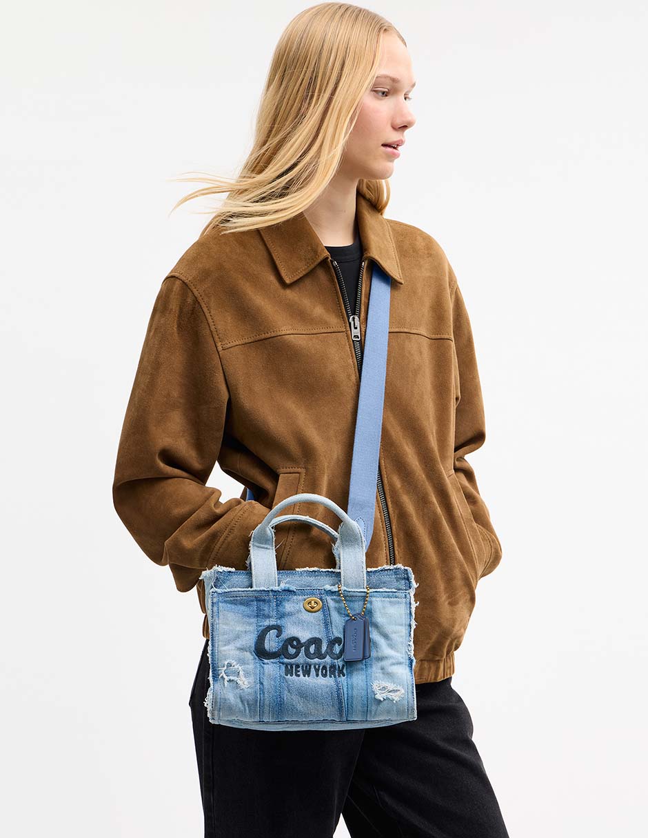 Bolsa tote Denim Patchwork para mujer 4