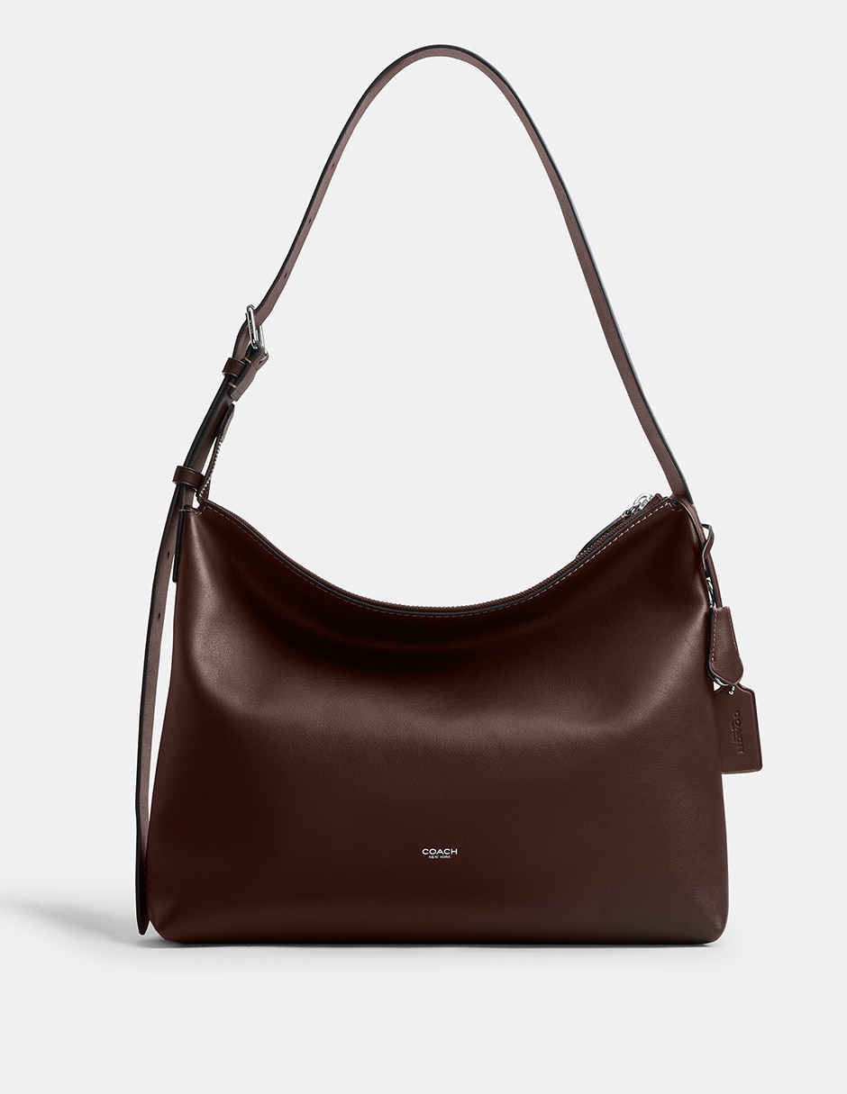 Bolsa messenger Natural Grain Leather de piel para hombre